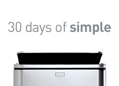 30 Days of Simple, Win simplehuman Products!