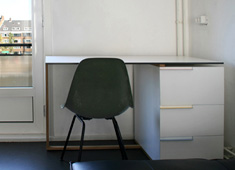 Compact, Minimalist Desk