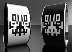 Inkblot Inspired E-Ink Watch
