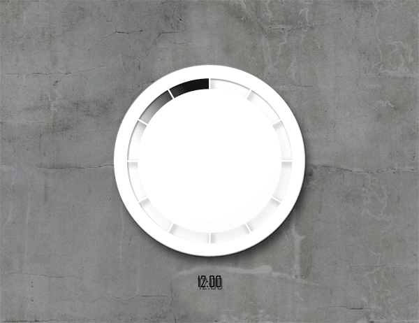 Zamanın Akışı duvar saatleri                 Tasarımcı : Byung Min Kim