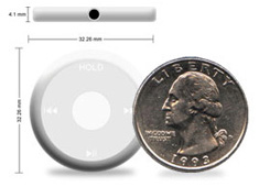 Coin Sized iPod by Jlennon