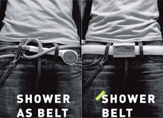 Shower Belt by Carl Hagerling, Claes Nellestam & Martin Prame
