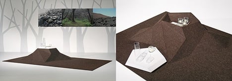 Highland Lowland – Carpet & Coffee Table in One by Stauffacher Benz