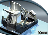 X Turn - Rotating Snowboard Binding by David Newton