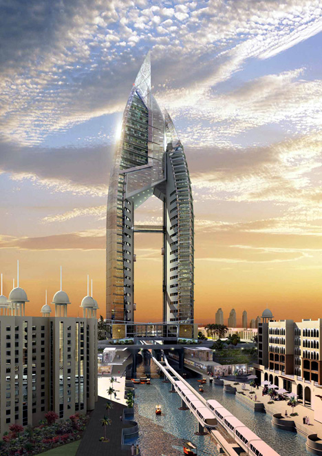 dubai tower. Trump Tower in Dubai