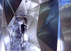 Hotel Puerta Repetitive Rhythm Patition Walls by Plasma Studio