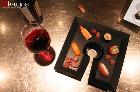 K-wine – Finger Food Wine Plate by Matteo Bertanelli & Michele Di Monte