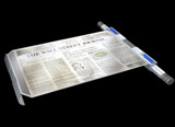 The Future of Work - Transparent Monitors & Pocket Library