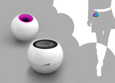 Portable Hanging Speaker by Jacob Palmborg 