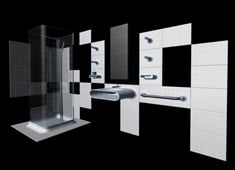 Modulated Bathroom System by Stefano Casanova 