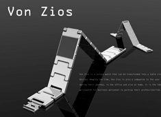 Von Zios - Watch Converts Into a Table Clock by Siti Khatijah