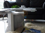 Saljoe - Rotating Snowflake Coffee Table by Ivan Yahya Adhiteja 