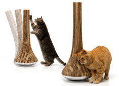 Leo Cat - Scratching Post by James Owen