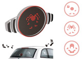 Fiat Xpress - Communicate with the Car Behind You by Bernardo Balleste 