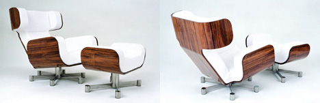 Wing Chair Makes You Weightlessness by Michael Malmborg