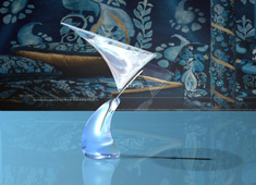 Fallen Angel Cocktail Glass by Adam Pockette  