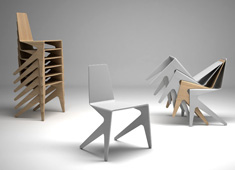Mosquito Chair by Michael Bihain 