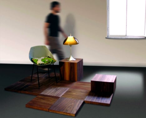 Floris – Wood Flooring System by Klaartje Daamen