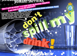 Don't Spill My Drink Martini Glass by Pedro Miguel Fernandes 