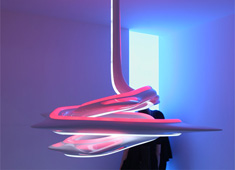 Sawaya Vortexx Chandelier by Zaha Hadid 