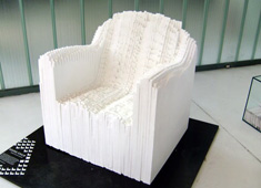 Soundwave Graph Chair by Matthew Plummer Fernandez 