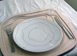 Topoware - Eating is a Journey Plate by Alexandra Deschamps & Karola Torkos 