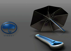 Sprout Umbrella by Matthew Swinton