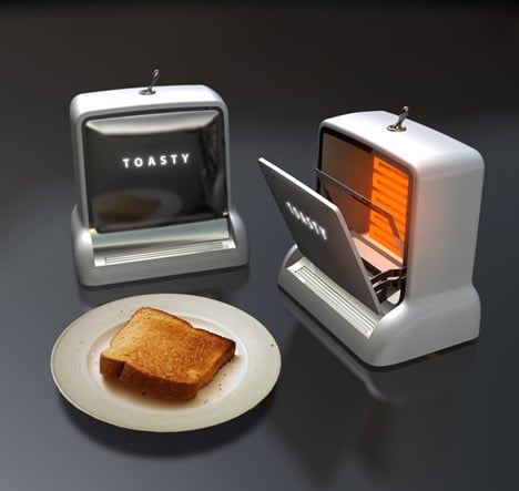 Toasty – Cassette-deck Style Toaster by Arthur Wu