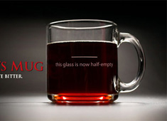 The Pessimist's Mug by Despair Studio