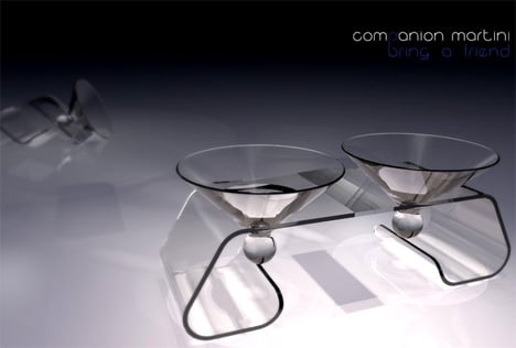 The Companion Martini Glass by Chris Livaudais