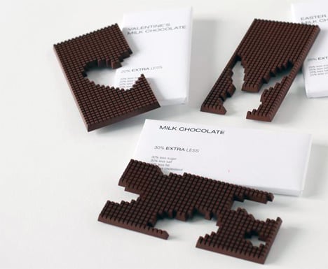 Pixel Block Chocolates With A Social Message
