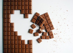 Pixel Block Chocolates With A Social Message