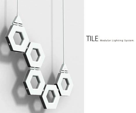 Tile – Modular Lighting System by Gary Chang