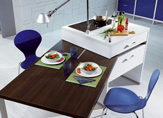 CookIsland - Work Table/Dining Table by Muthesius Kunsthochschule