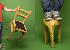 Stiched Chair From Fabric