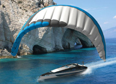 Kite Sailing Yacht