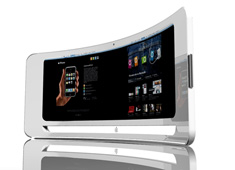 Curved iMac has your back...