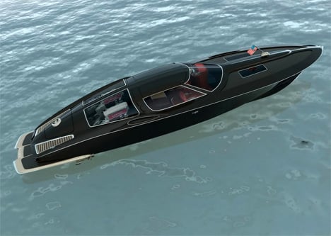 Corvette Stingray Inspired Boat by Bo Zolland Yanko Design