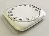 Weight scale with a spin