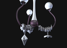 Fine China Chandelier