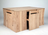 Chubby Brothers Hidden Chairs Dining Table