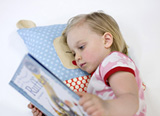 A Square Teddy with Digital Books Inside