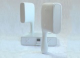 Wireless Stereo Speaker Docking Station Laughs at Physics!