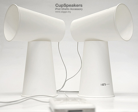 speaker system set up
 on CupSpeakers by Dmitry Zagga � Yanko Design