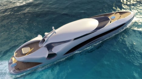 Yacht Design on Un Yacht De Luxe Ultra Design   Le Blog Des Tendances Design