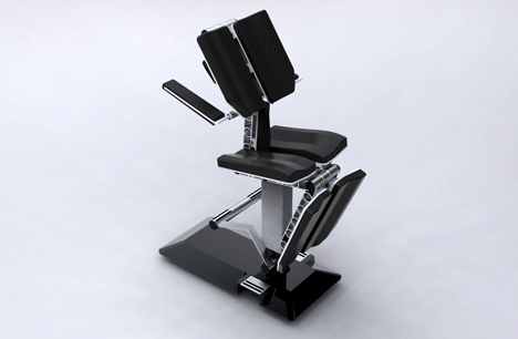 Ink-chair: Adjustable Chair for Tattoo-artists by Bjorn Fink » Yanko Design