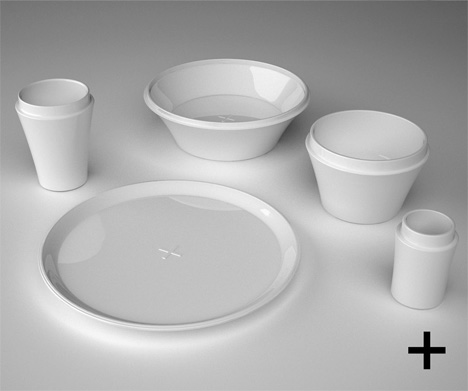 Дизайнеры представили «диетическую» посуду