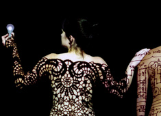 My Body Paint Communicates With Lights And Music