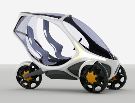 Electropositive Leaning Three Wheeled Electric Vehicle by Ionut Predescu 04