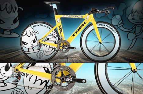 Stages Trek Bikes for Tour de France by Damien Hirst Marc Newson and Yoshitomo Nara 06
